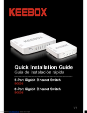 Keebox SGE08 Quick Installation Manual