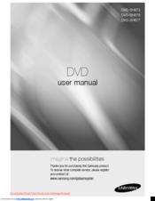 Samsung DVD-SH875 User Manual
