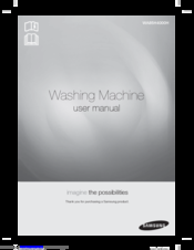 Samsung WA85H4000H User Manual