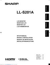 Sharp LL-S201A Setup Manual
