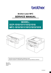 Brother DCP-1510 Service Manual