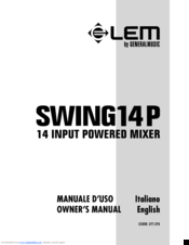 LEM SWING14P Owner's Manual