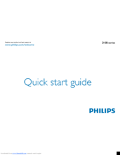 Philips 3108 series Quick Start Manual