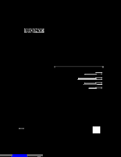 Sony MDR-IF320RK2 Operating Instructions Manual