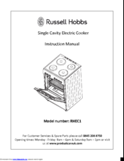 Russell Hobbs RHEC1 Instruction Manual