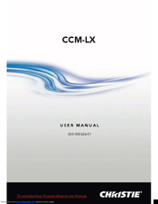 Christie CCM-LX User Manual