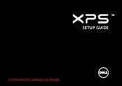 Dell XPS L501 SERIES Setup Manual