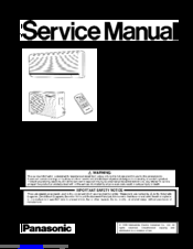 Panasonic CU-VA90KE Service Manual