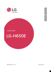 LG LG-H650E User Manual