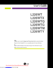 LG L227WTG User Manual