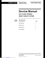 Whirlpool AGH 326/01/G/NE Service Manual