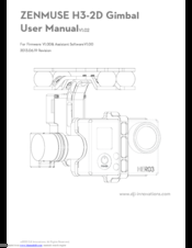 Zenmuse H3-2D User Manual