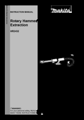Makita HR2432 Instruction Manual