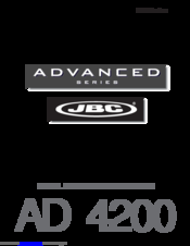 jbc AD 4200 Manual