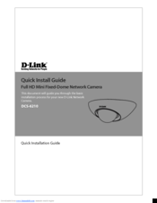 D-Link DCS 6210 Quick Installation Manual