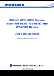 Furuno GV-8615 User Manual