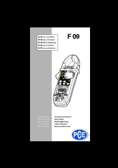 PCE Instruments F09 User Manual