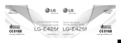 LG LG-E425f Quick Start Manual