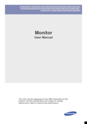 Samsung SyncMaster S24B300B Manuals 