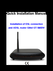 Glitel GT-5802W Quick Installation Manual