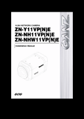 Ganz ZN-NHW11VP(N)E Installation Manual
