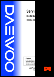 Daewoo DSD-9502 Series Service Manual