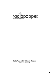 RadioPopper JrX Owner's Manual