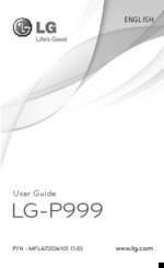 LG LG-P999 User Manual