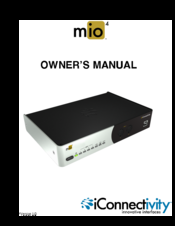 iConnectivity mio4 Owner's Manual