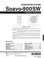 Yamaha Soavo-900SW Service Manual