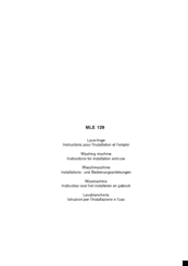 SCHOLTES MLE 129 Instructions For Use Manual