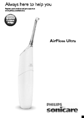 Philips Sonicar AirFloss Ultra HX8331/11 User Manual