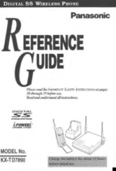 Panasonic KX-TD7890 Reference Manual