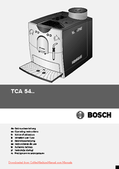 Bosch TCA 54 SERIES Operating Instructions Manual
