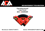 Ada QUADRANT Operating Manual