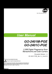 IAI GO-2401M-PGE User Manual