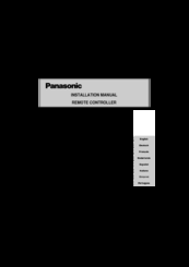 Panasonic CZ-01RT11P Installation Manual