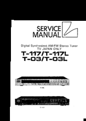 Luxman T-117L Service Manual