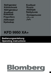 Blomberg KFD 9950 XA+ Operating Instructions Manual