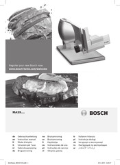 Bosch MAS9 Instruction Manual