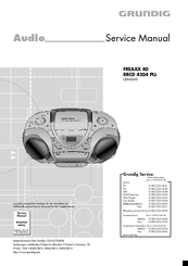 Grundig FREAXX 40 RRCD 4204 PLL Service Manual