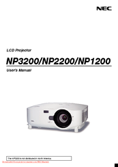 NEC NP2200 Series User Manual