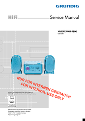Grundig VARIXX UMS 4800 Service Manual