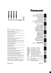 Panasonic SB-TP100 Operating Instructions Manual
