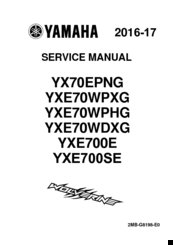 Yamaha Wolverine YXE70WDXG Service Manual