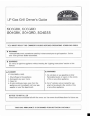 SOLE S04GBK Owner's Manual