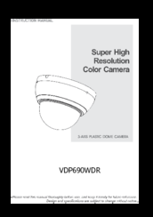 Advanced Technology Video VDP690WDR Instruction Manual