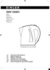 Singer SWK 700WH Instruction Manual