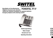 switel POWERTEL TF 57 Operating Instructions Manual