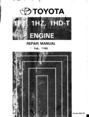 Toyota 1HD-T Repair Manual
